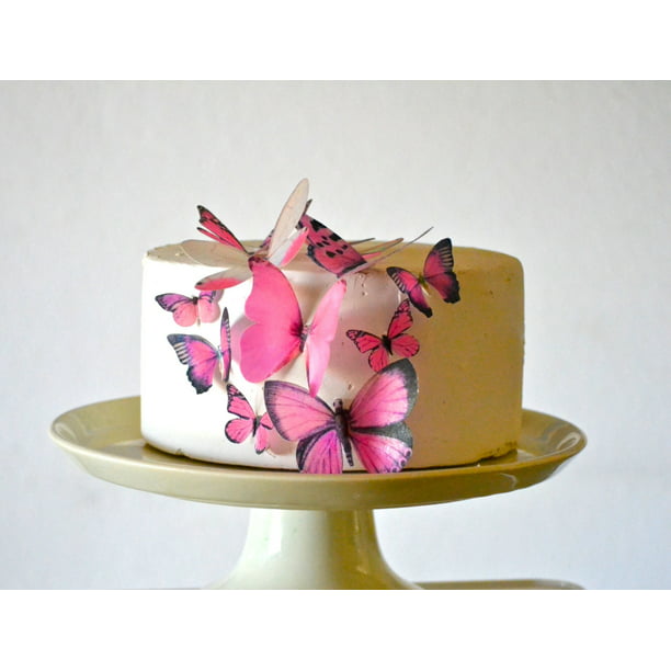 Personalised Butterflies Butterfly Edible Icing Birthday Party Cake Topper